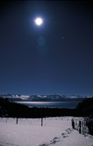 Full Moon Reflection - Alaskan Environmental Essence