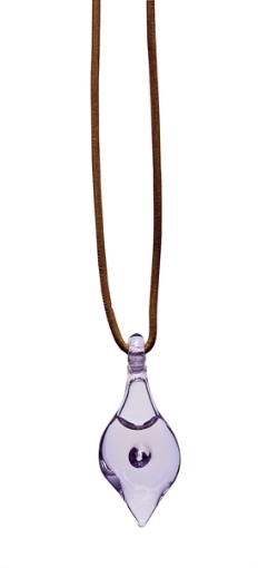 Picture of Adult Angel pendant Purple Glass