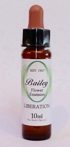 10ml dropper bottle of the Bailey Essence 'Liberation' against a white background