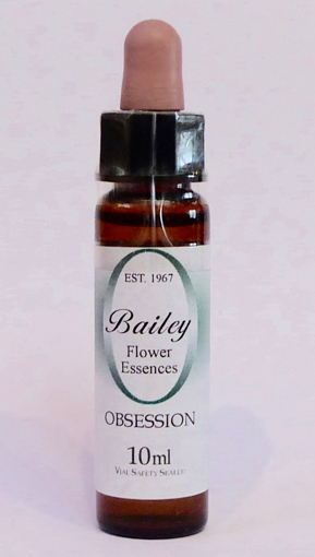 10ml dropper bottle of the Bailey Essence 'Obsession' against a white background